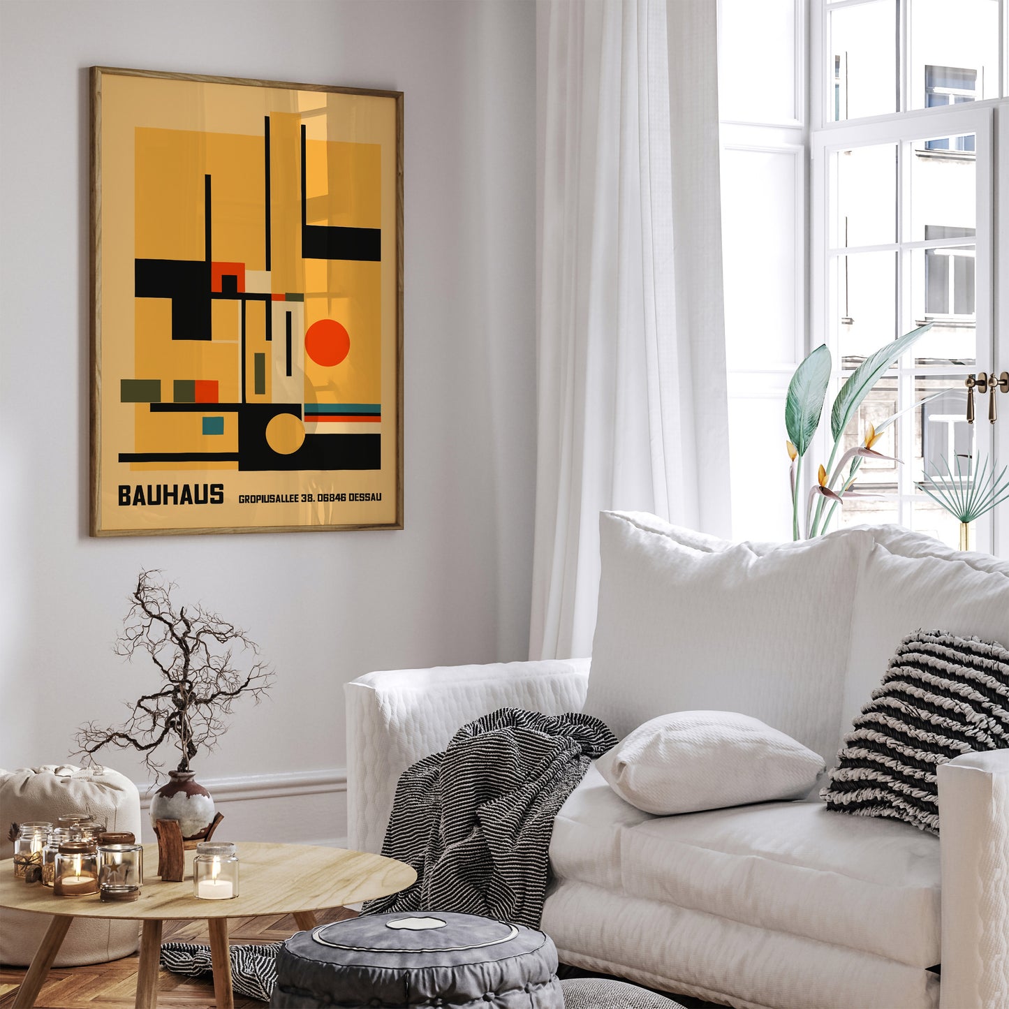 Bauhaus Retro Exhibition Print