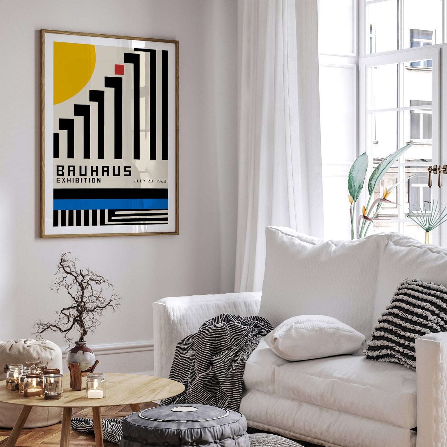 Minimalist Bauhaus Exhibition Art Print