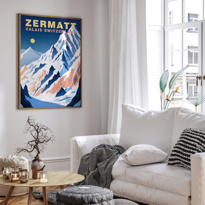 Zermatt - Swiss Travel Poster