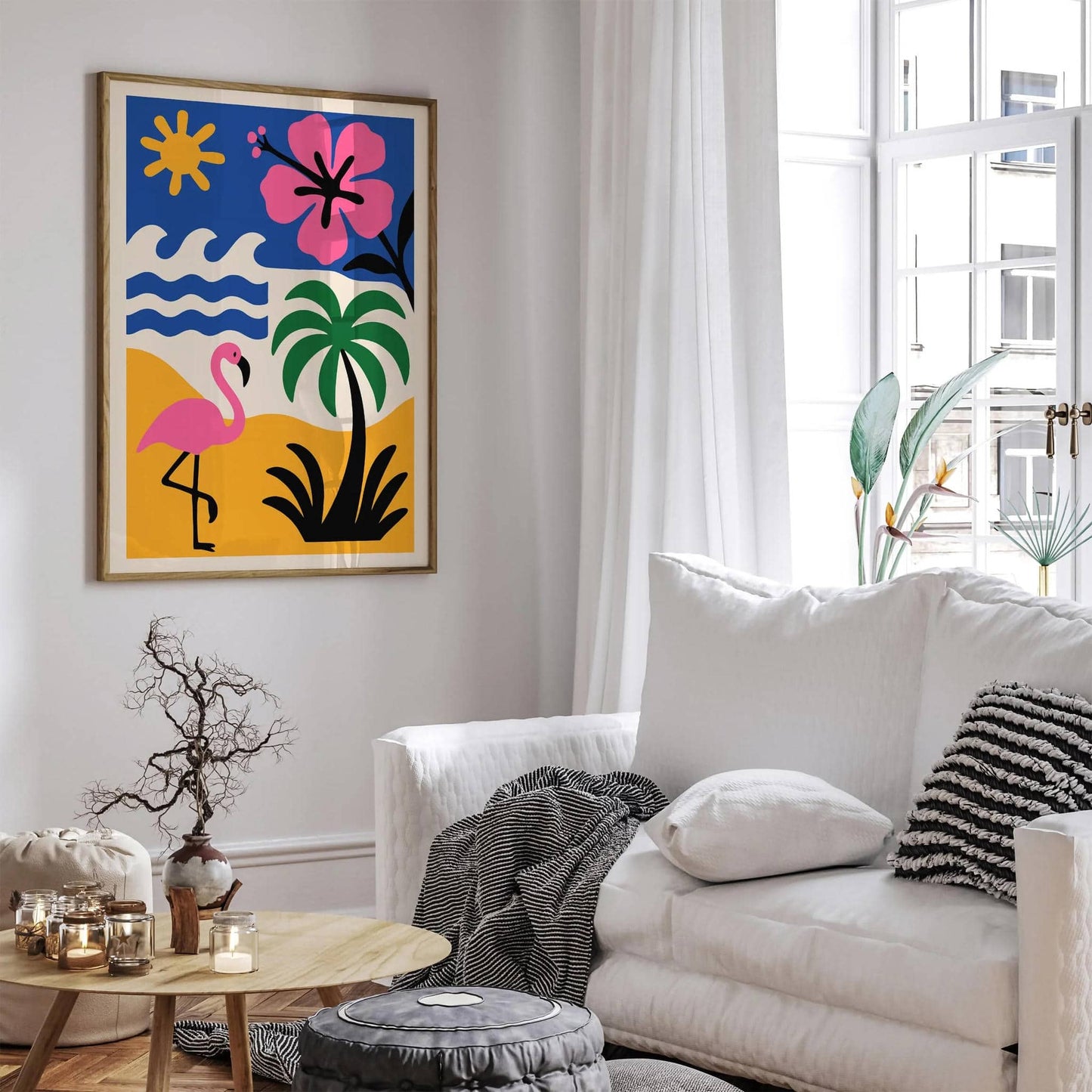 Retro Florida Travel Print – Mid Century Modern Decor