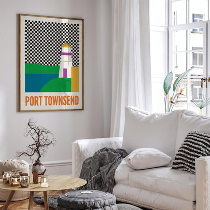 Port Townsend Poster - Mid Century Modern Wall Art