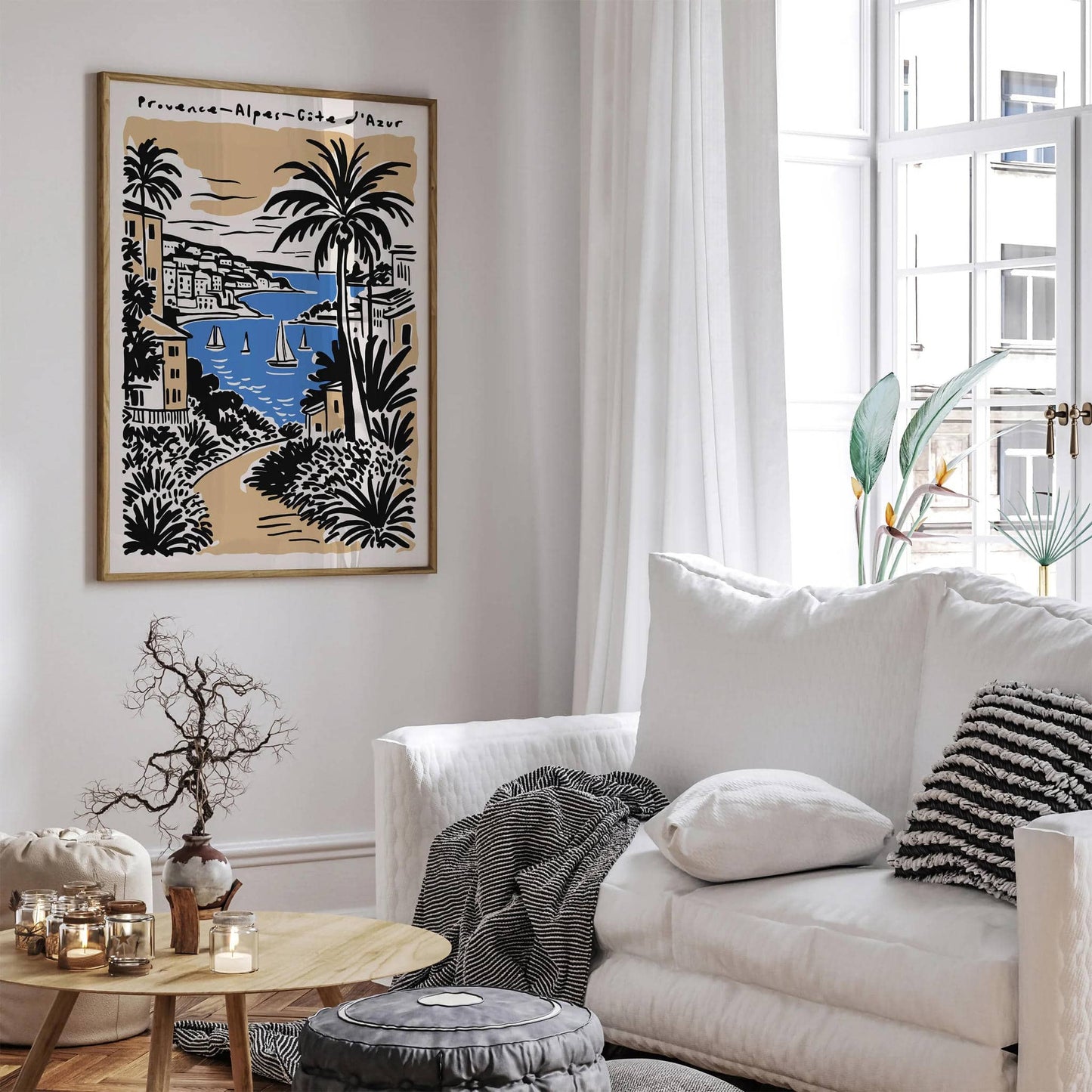 Provence Alpes Cote d Azur Travel Poster