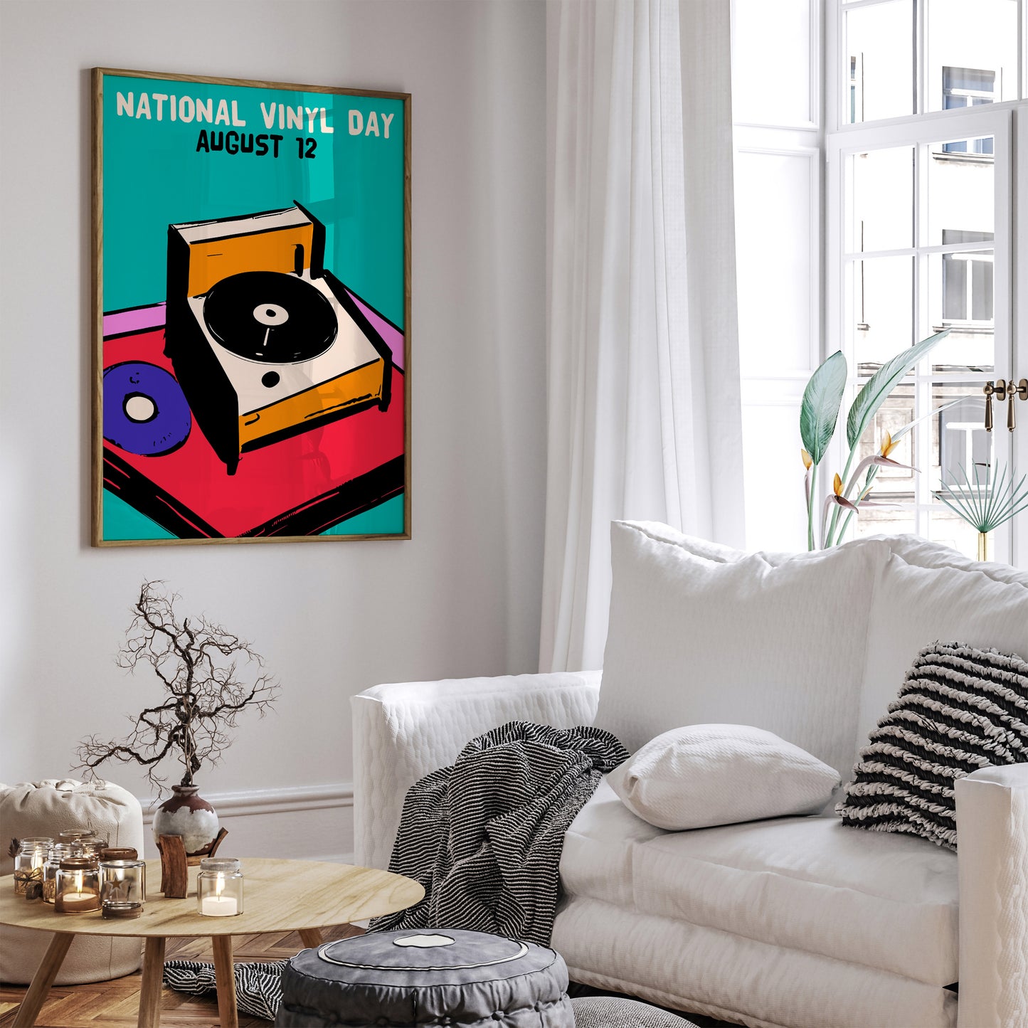 National Vinyl Day Art Poster