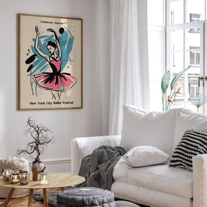 Modern Dance Studio Decor Art Print