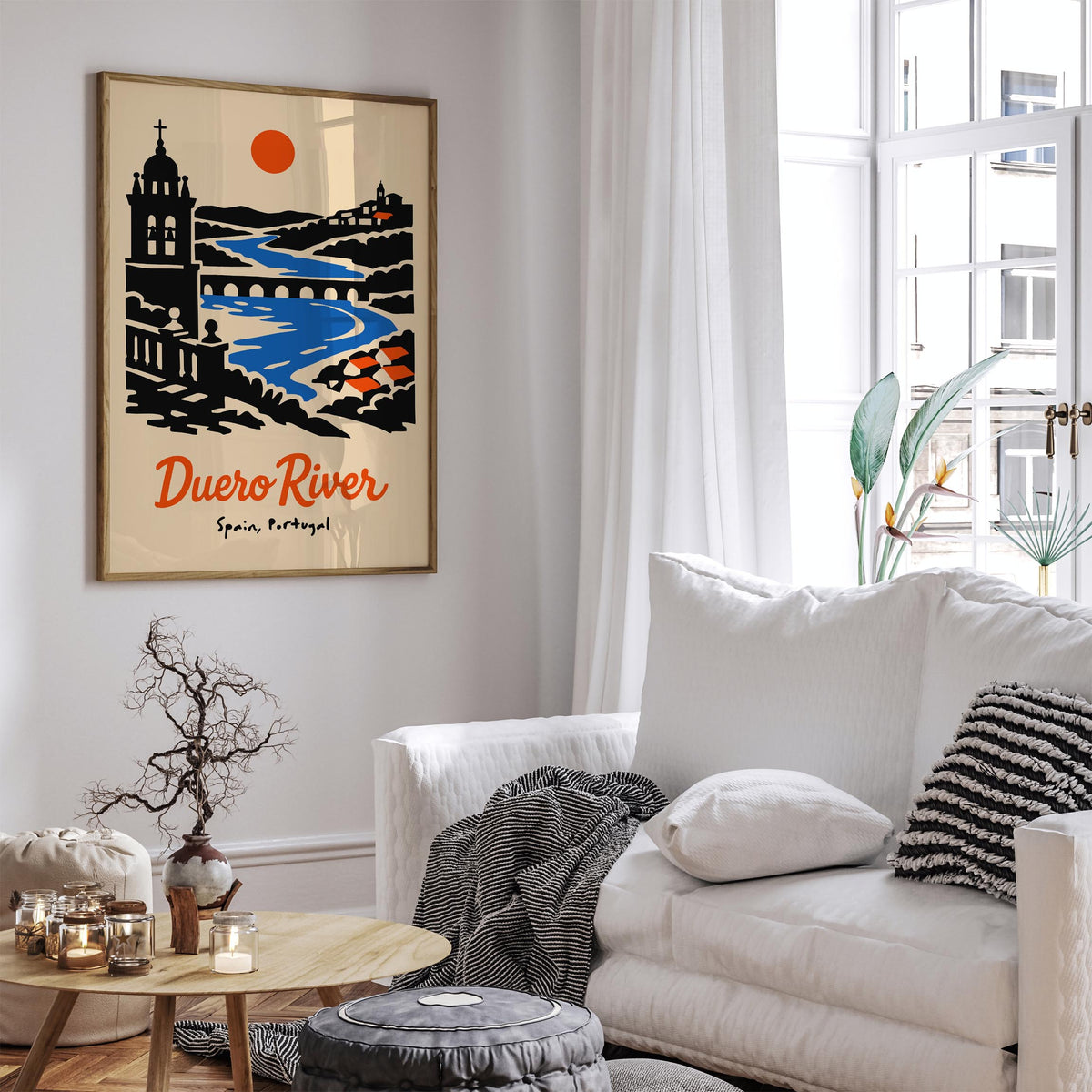 Duero River Spain Portugal Travel Poster
