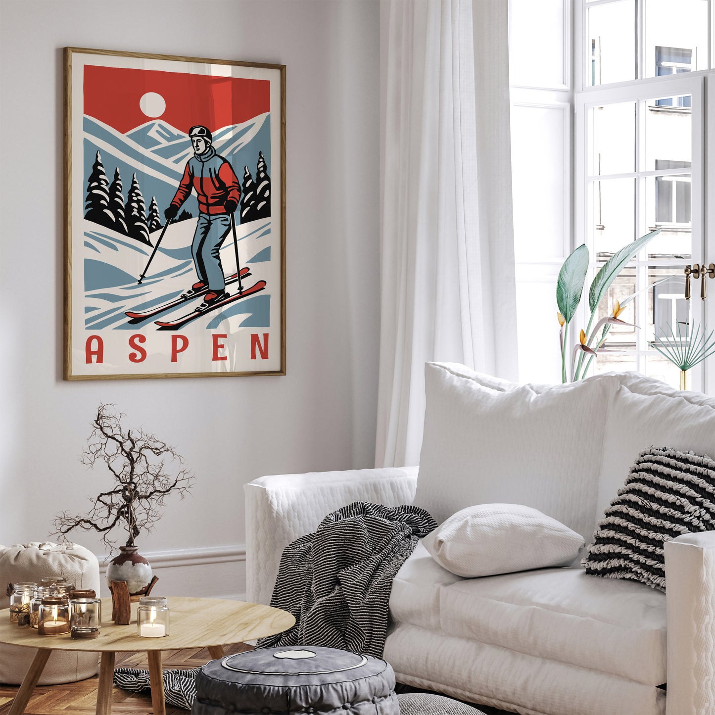 Aspen Colorado Travel Poster