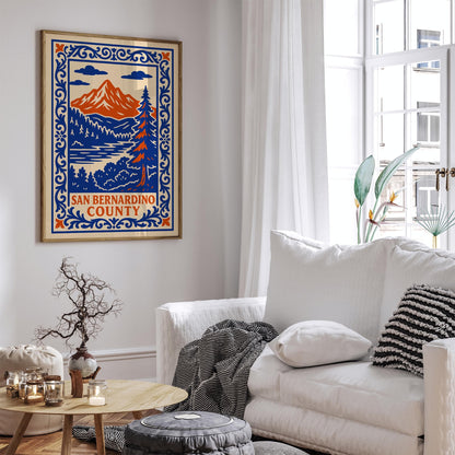 San Bernardino County Landscape Poster