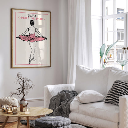 Ballet Minimalist Nursery Wall Art