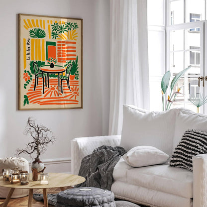 La Dolce Vita Cozy Scenic Poster