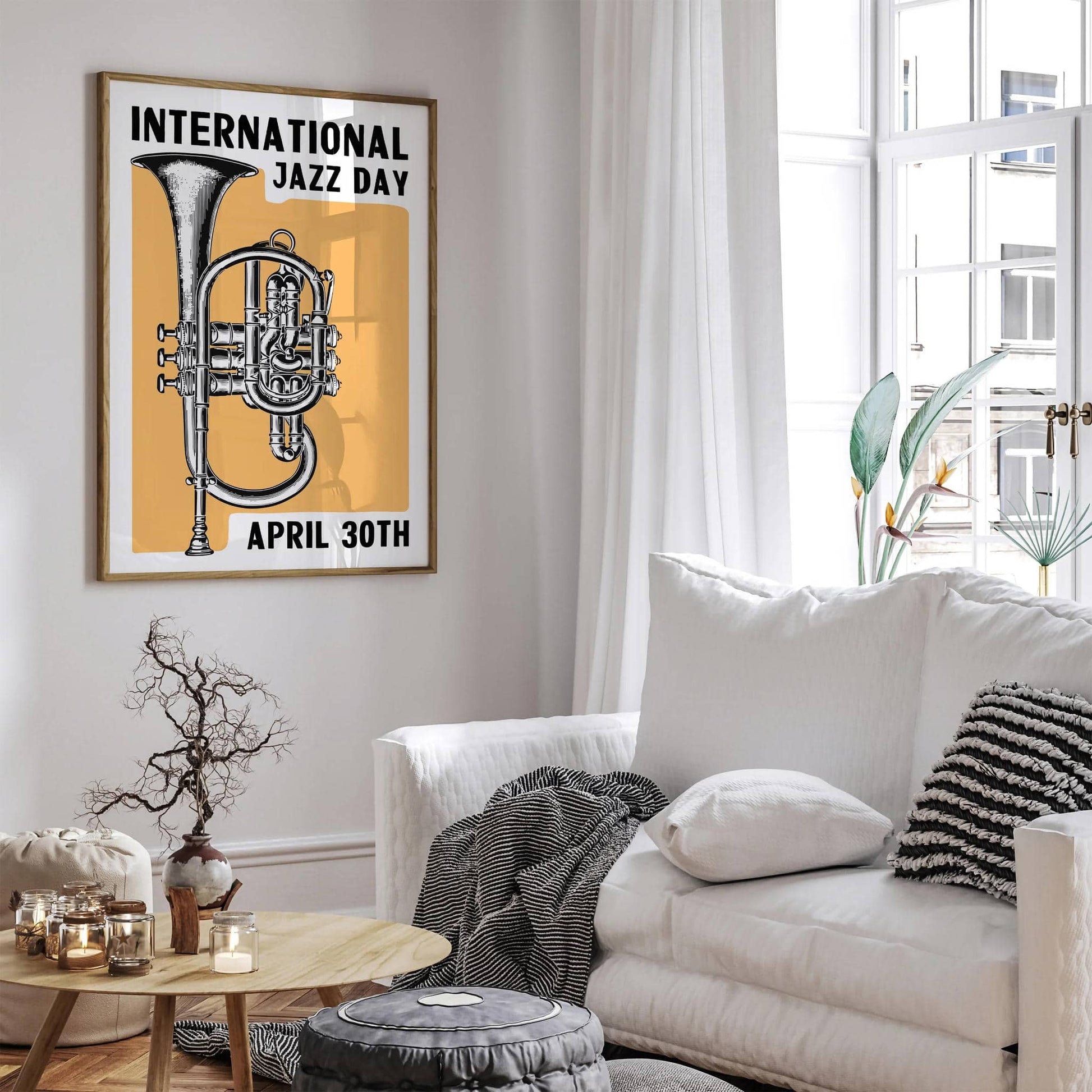 International Jazz Day Retro Poster - HypeSheriff