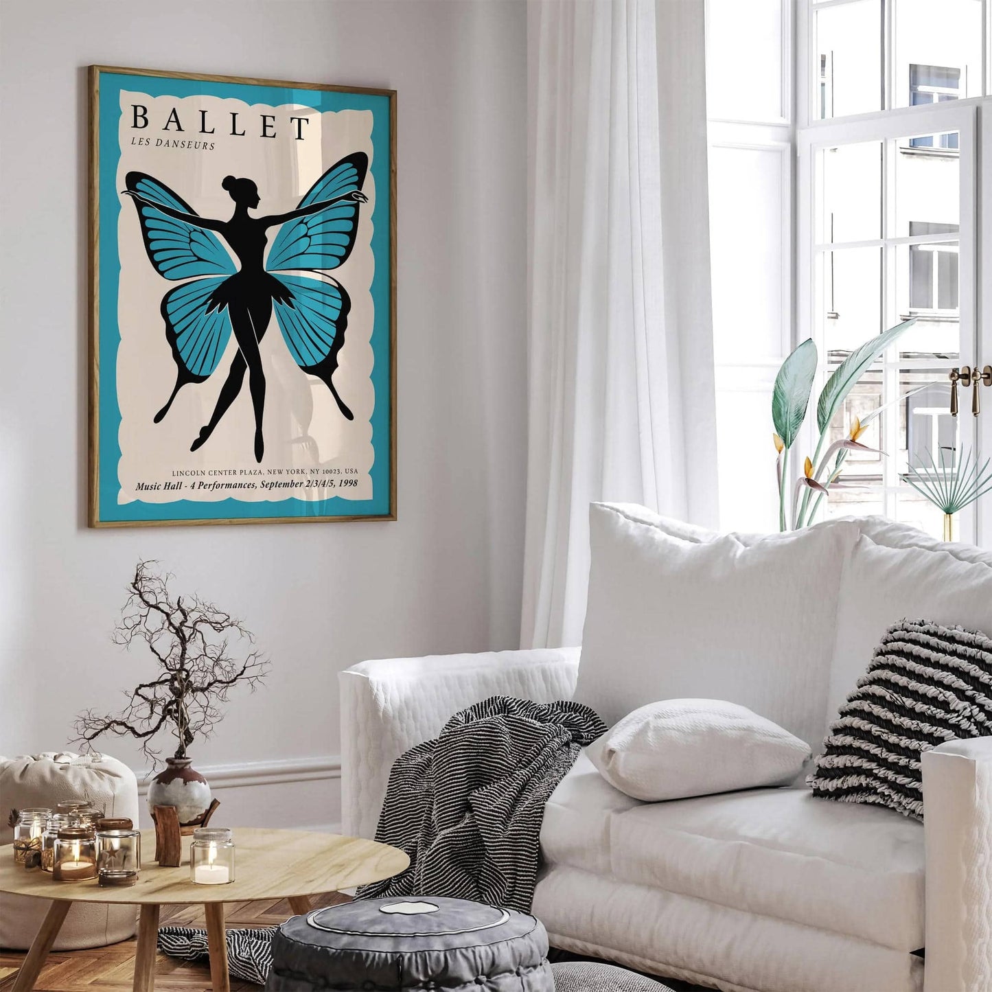 Ballet Blue Music Poster