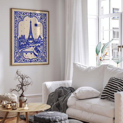 Paris Cityscape Wall Art Print 2026