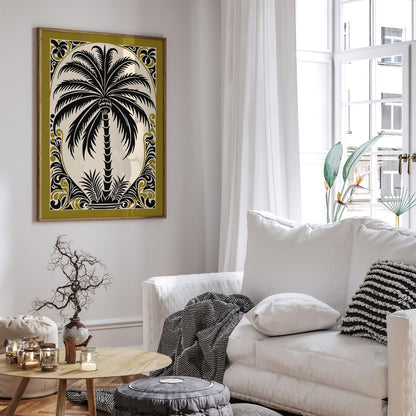 Bohemian Palm Tree Art Print
