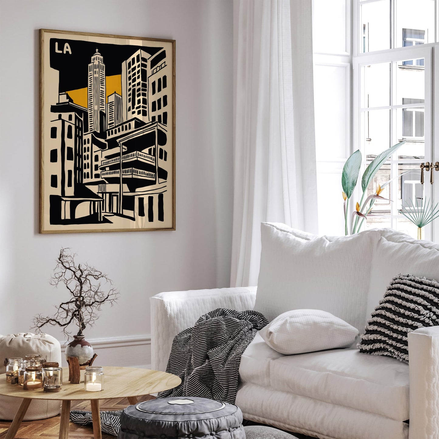 Los Angeles Modern Architecture Poster
