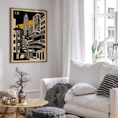 Los Angeles Modern Architecture Poster