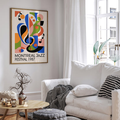 Montreal Jazz Music Poster