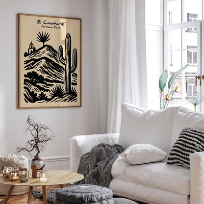 El Cimatario Park Poster - Mexico National Park Wall Art