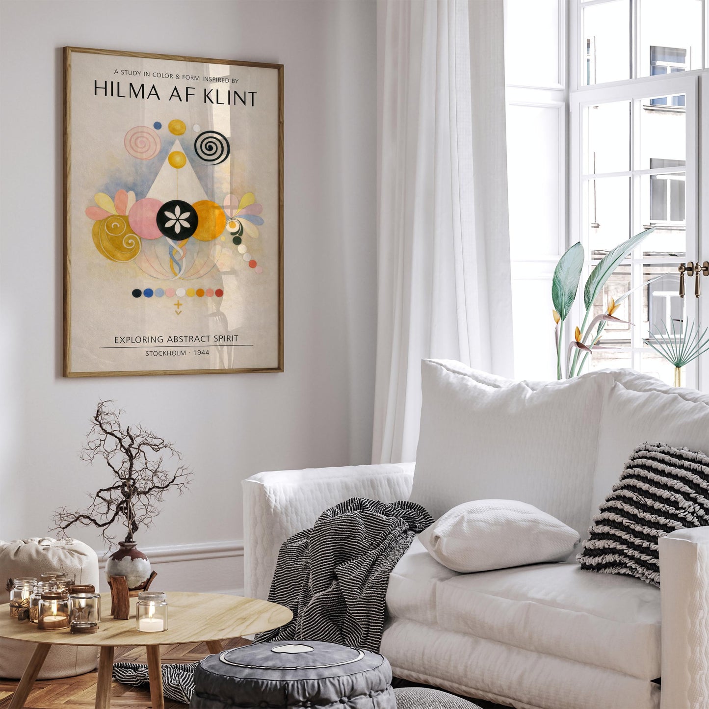 Hilma af Klint inspired Poster