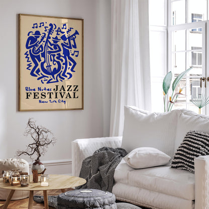 Blue Notes Jazz Music Festival Poster