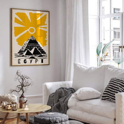 Egypt Travel Poster - Vintage Wall Art Print