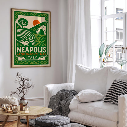 Neapolis Archaeological Park Poster - Sicily Italy Wall Art