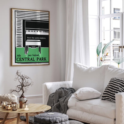 6th Central Park Jazz Festival Poster