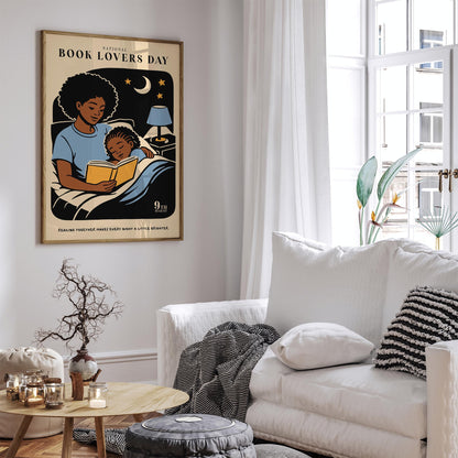 National Book Lovers Day Poster