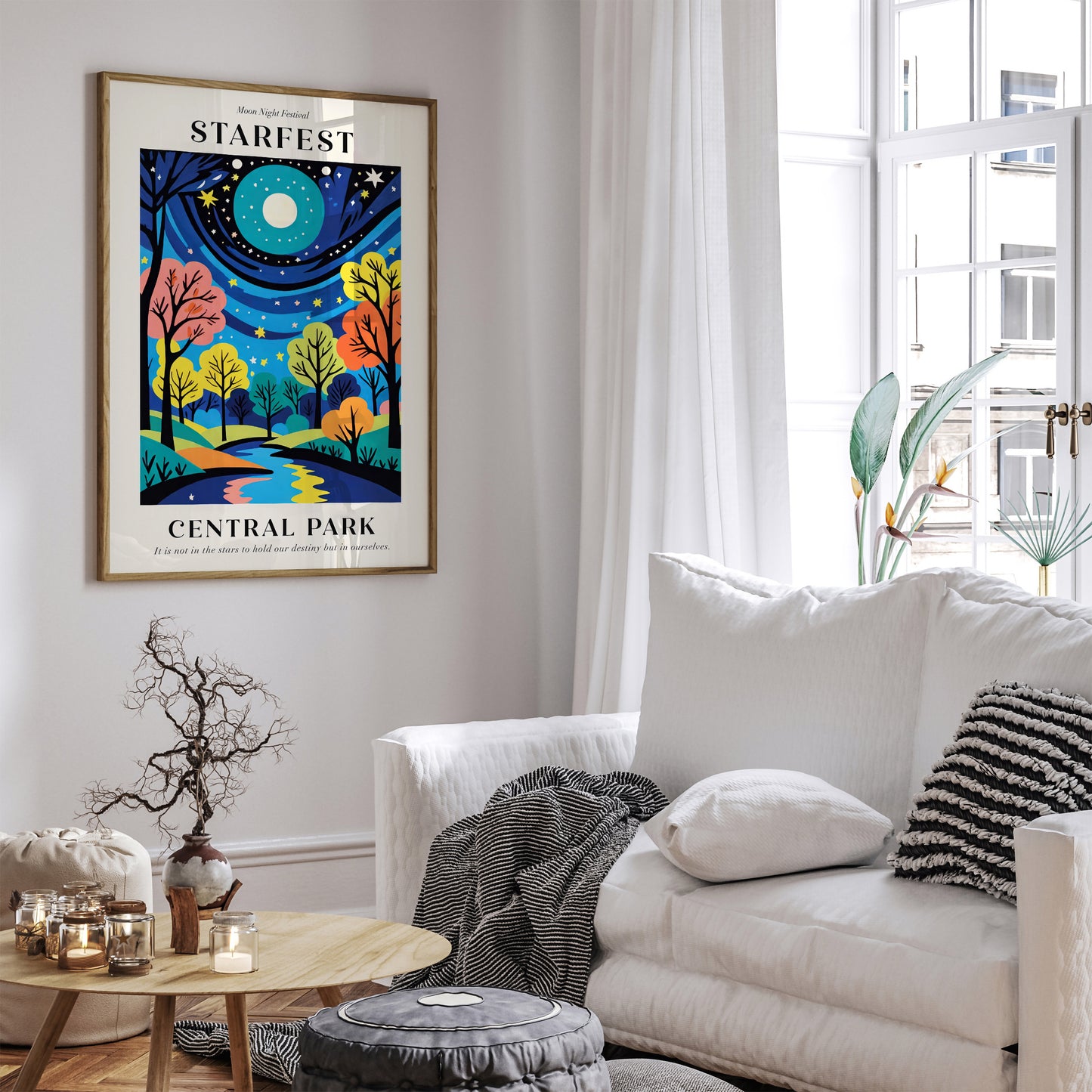 Starnight Festival NYC Art Print Wall Decor