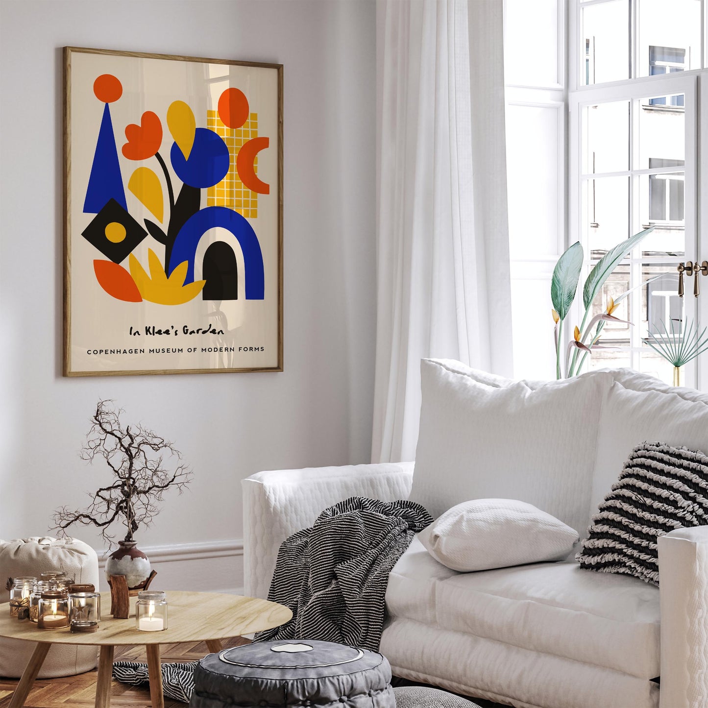 Paul Klee inspired Wall Art Print