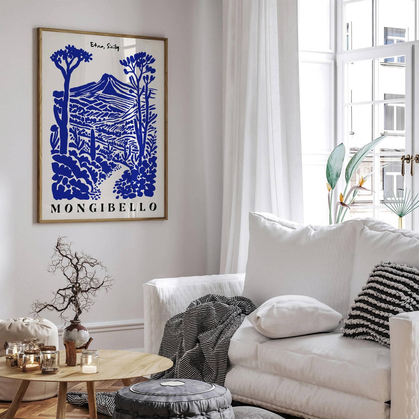 Mongibello Etna Sicily Poster