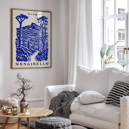 Mongibello Etna Sicily Poster