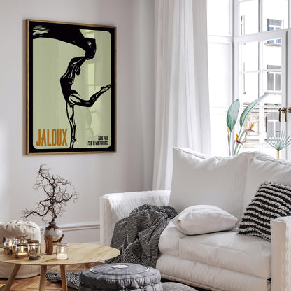 Jaloux Paris Ballerina Retro Poster