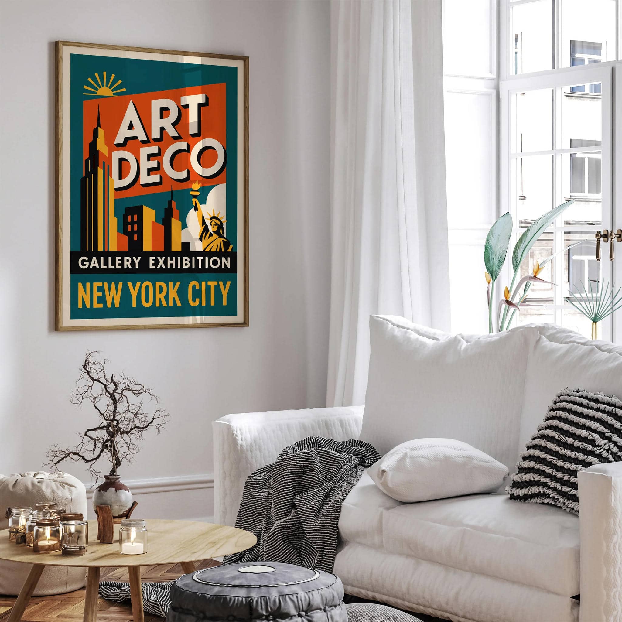 Art Deco Gallery Exhibition New York City Poster – HypeSheriff