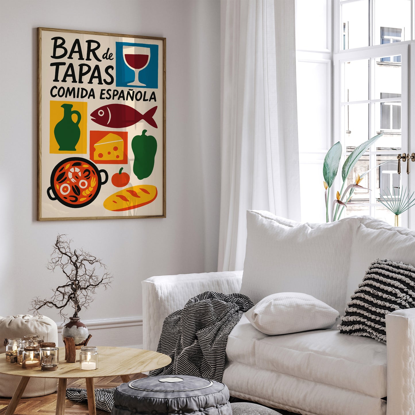 Spanish Tapas Poster – Bar & Kitchen Wall Art