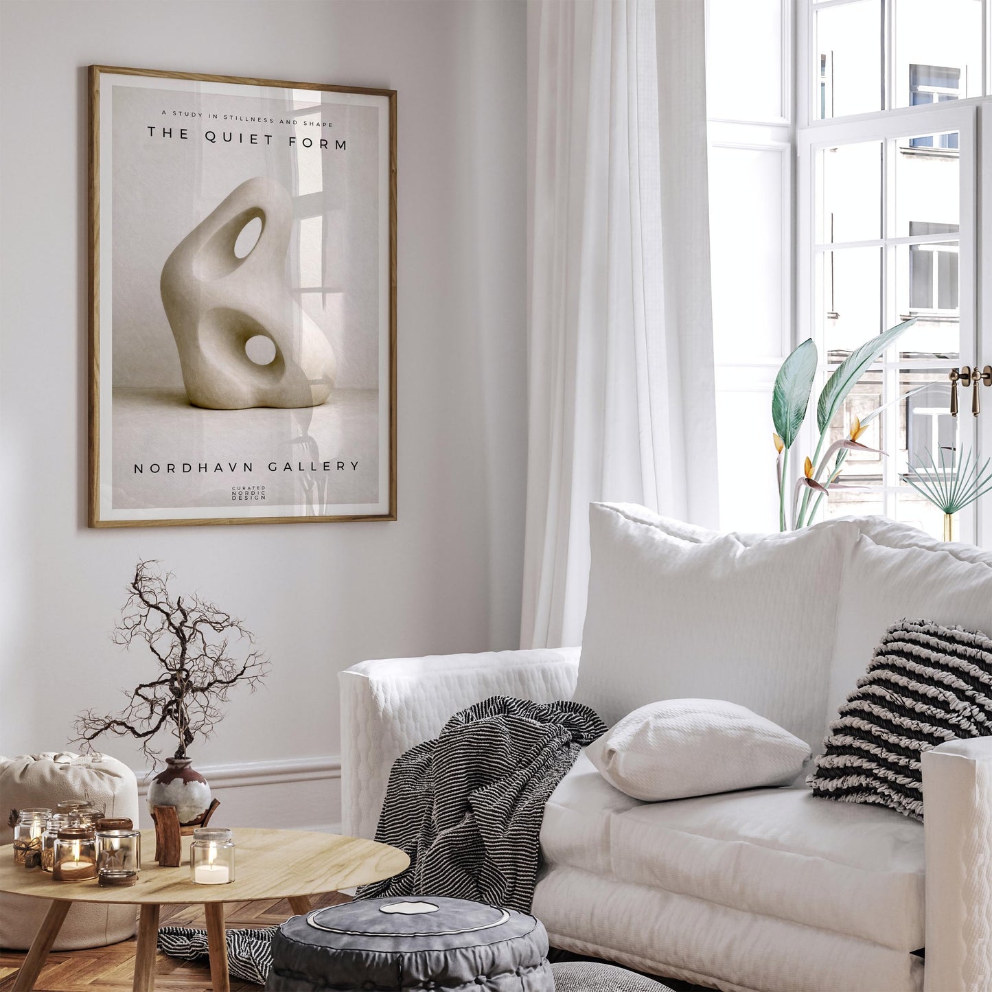 The Quiet Form Nordic Exhibition Poster