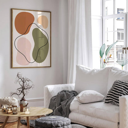 Trendy 2025 Abstract Modern Wall Art Print