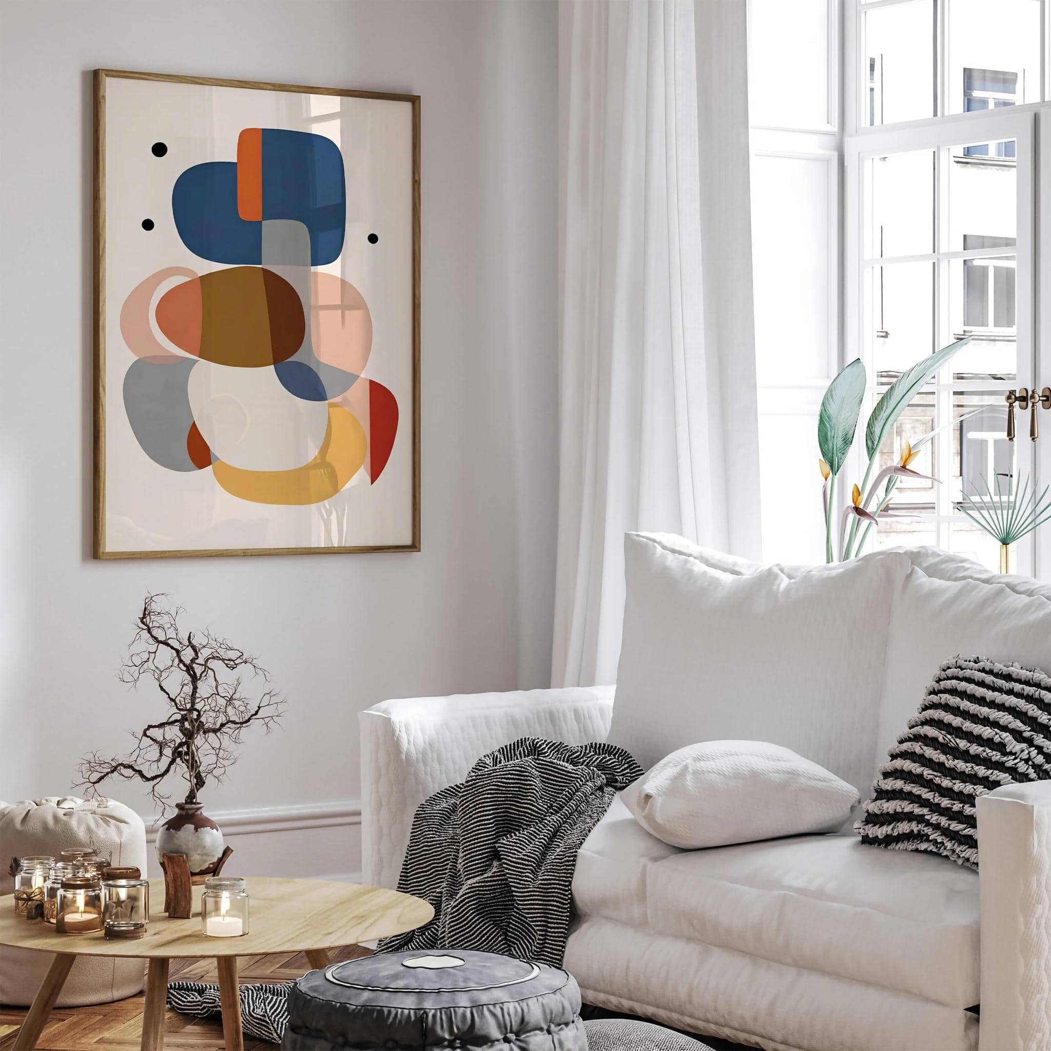 Colorful Scandinavian Composition Print – HypeSheriff