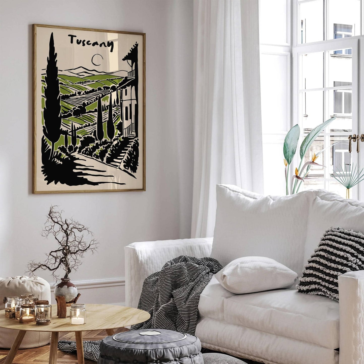 Tuscany Landscape Wall Art Print 2025