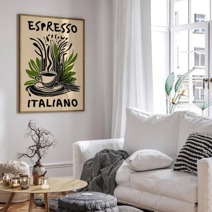 Espresso Italiano Kitchen Wall Art Print