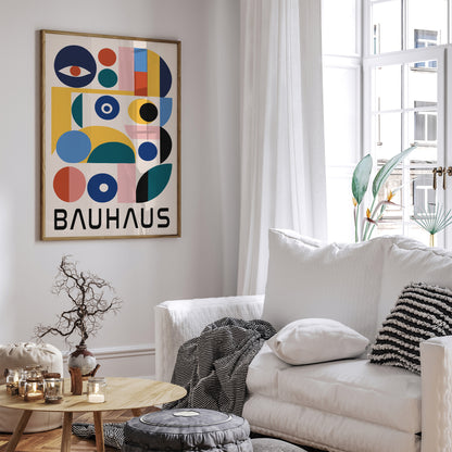 Modern Bauhaus Art Print 2025