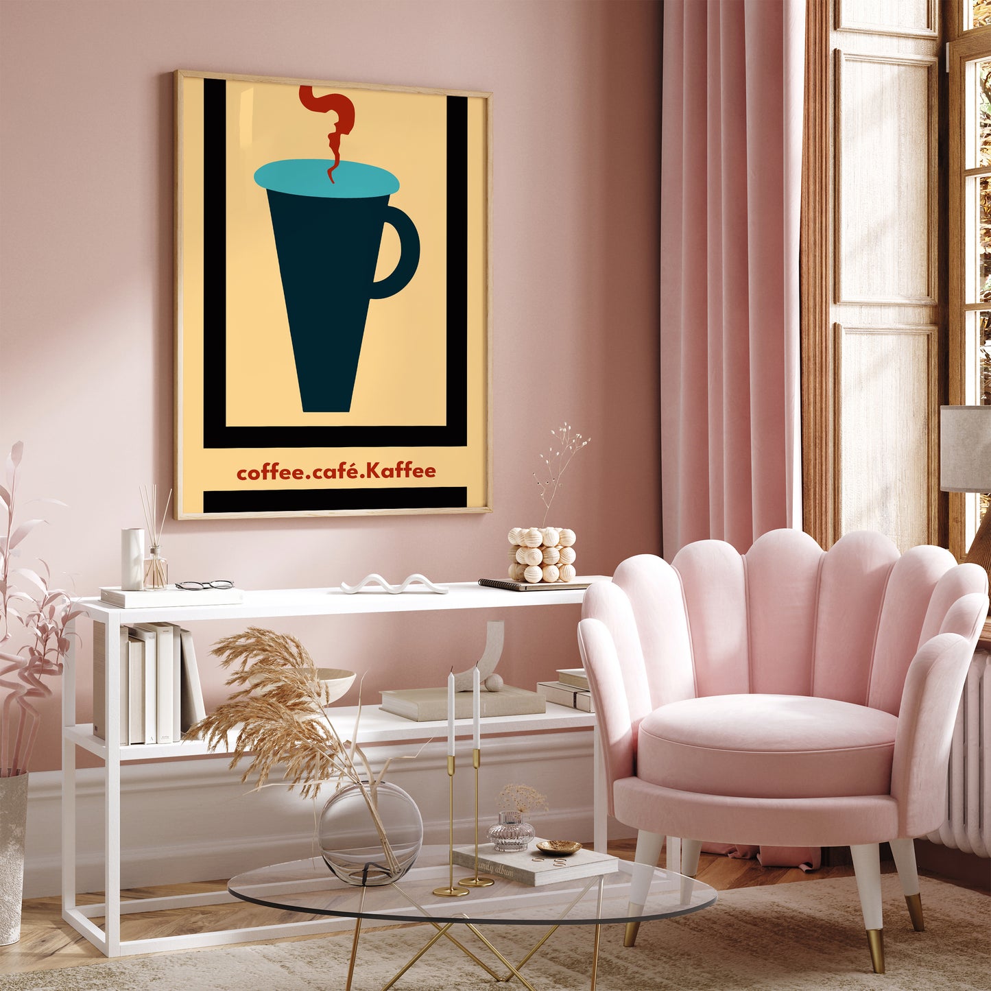 Minimalist Retro Coffee Poster