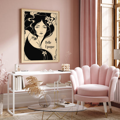 Art Nouveau Woman Poster