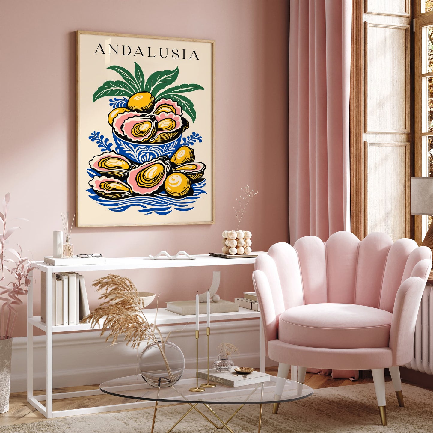 Andalusia Spain Oysters Poster