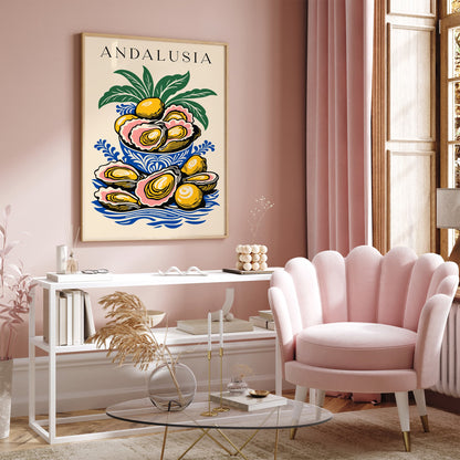 Andalusia Spain Oysters Poster