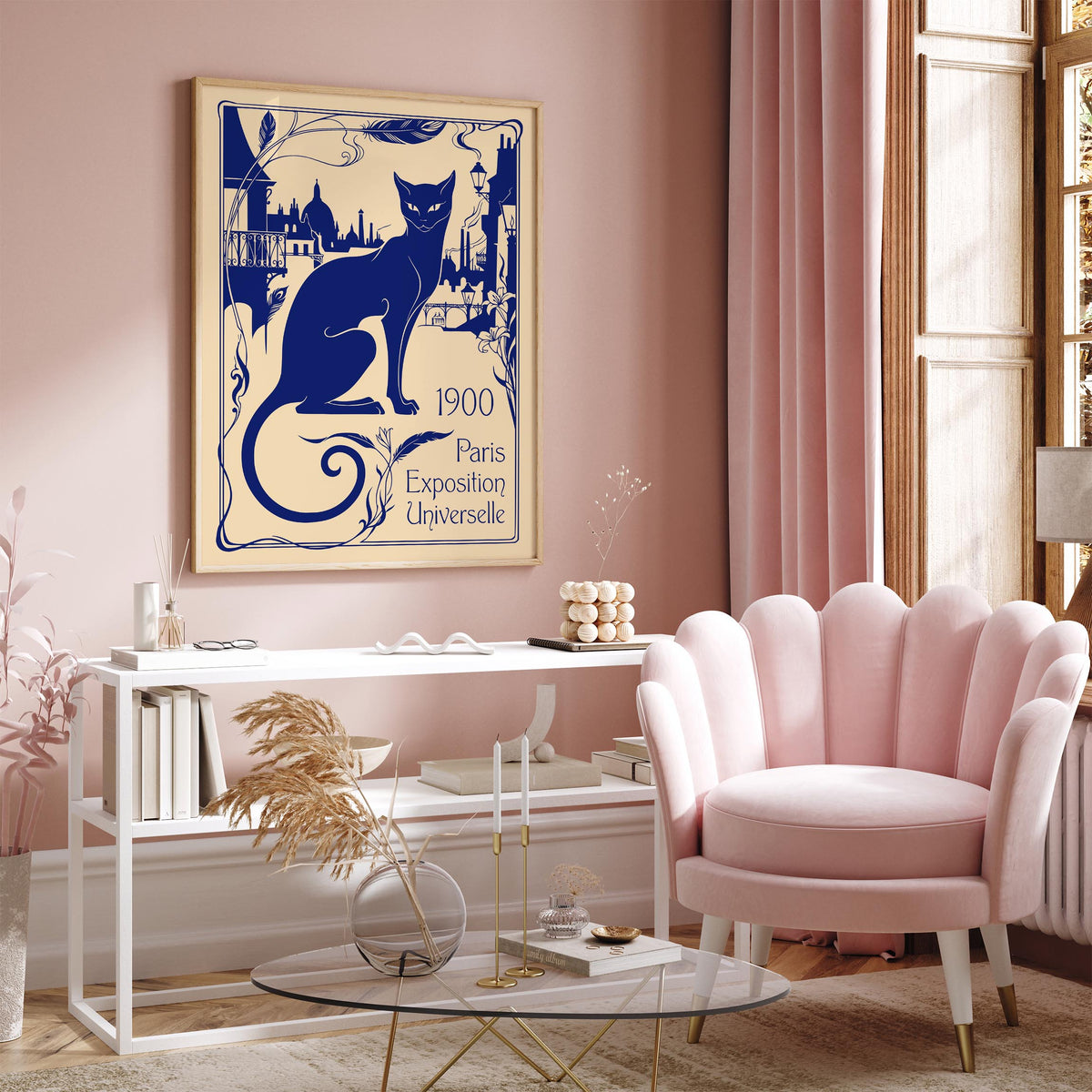 Vintage Paris Poster – French Exhibition Wall Art