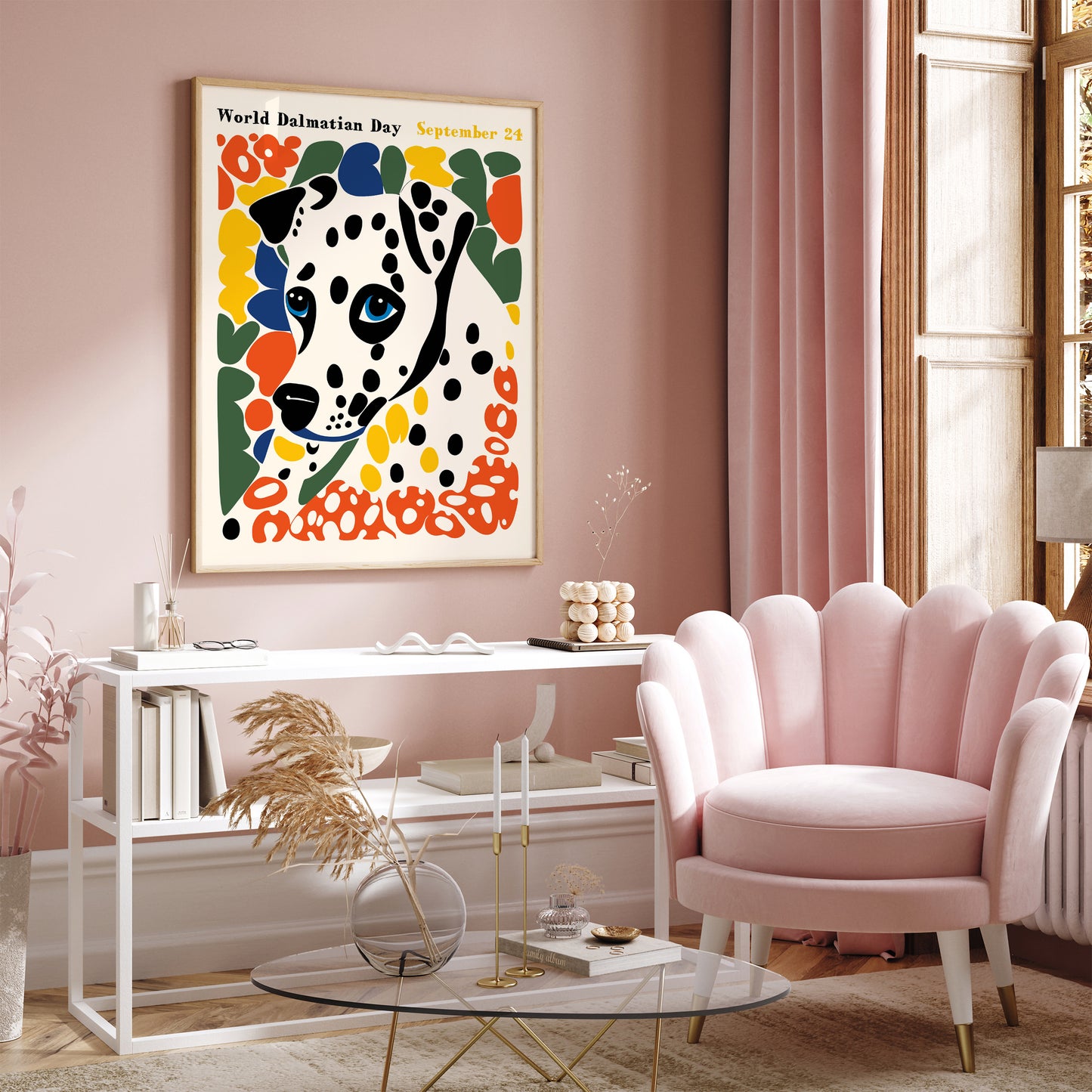 World Dalmatian Day Colorful Poster