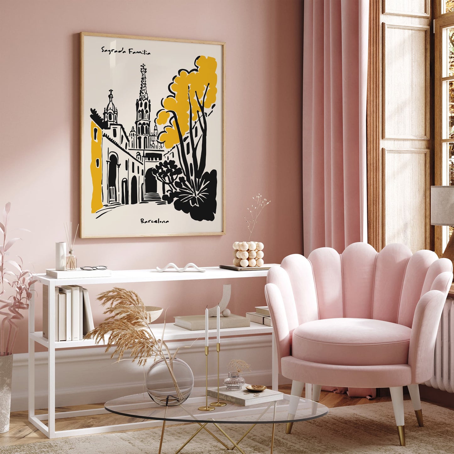 Barcelona Sagrada Familia Wall Art Print