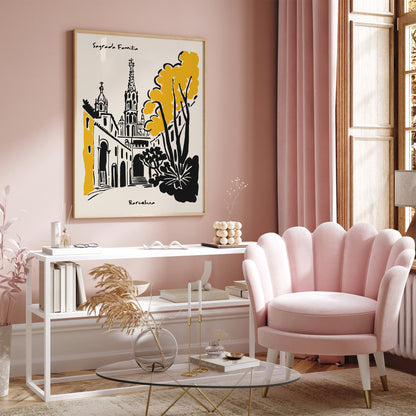 Barcelona Sagrada Familia Wall Art Print