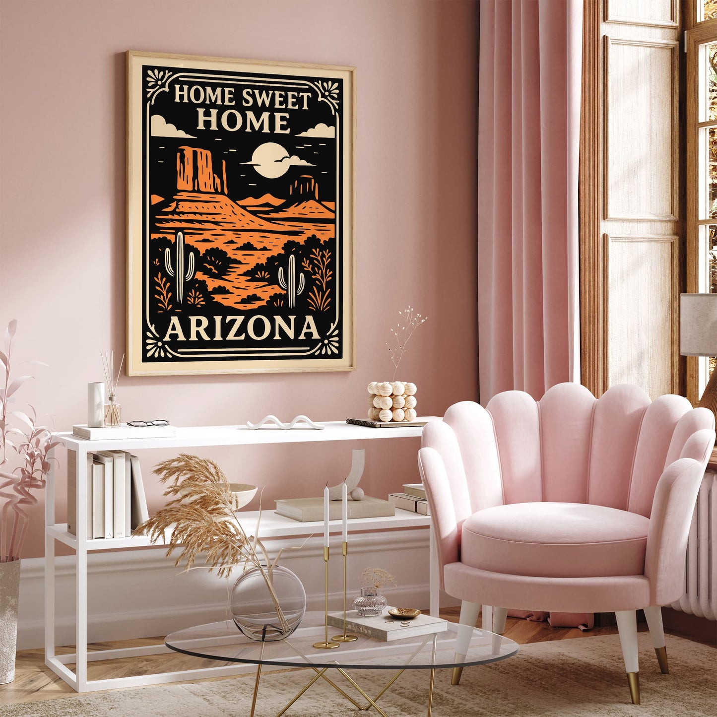 Home Sweet Home Arizona Travel Poster