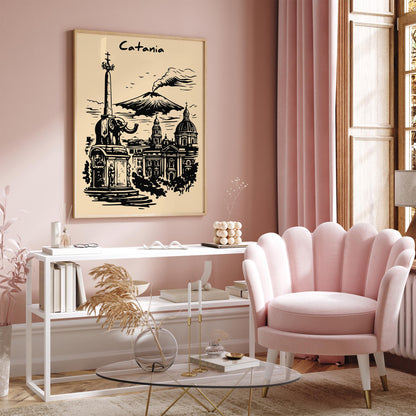 Catania Sicily Wall Art Print